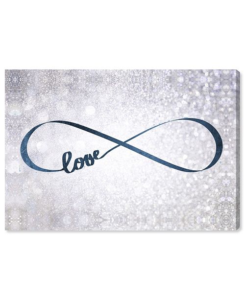 Oliver Gal Sparkle Love Snow Canvas Art Collection Reviews All