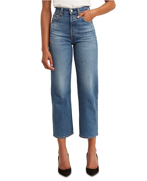 Levi's Women's Ribcage Straight Ankle Jeans & Reviews - Women - Macy's