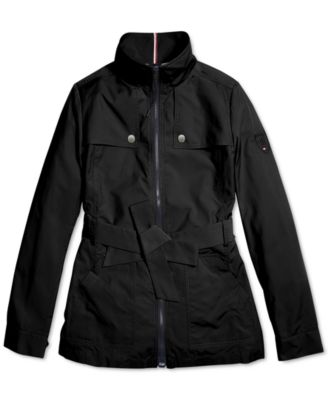 Tommy Hilfiger - Women's Hailey Belted Jacket With Magnetic Zipper