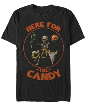 Halloween 3 Men's Kids In Costume Here For the Candy Short Sleeve T-Shirt