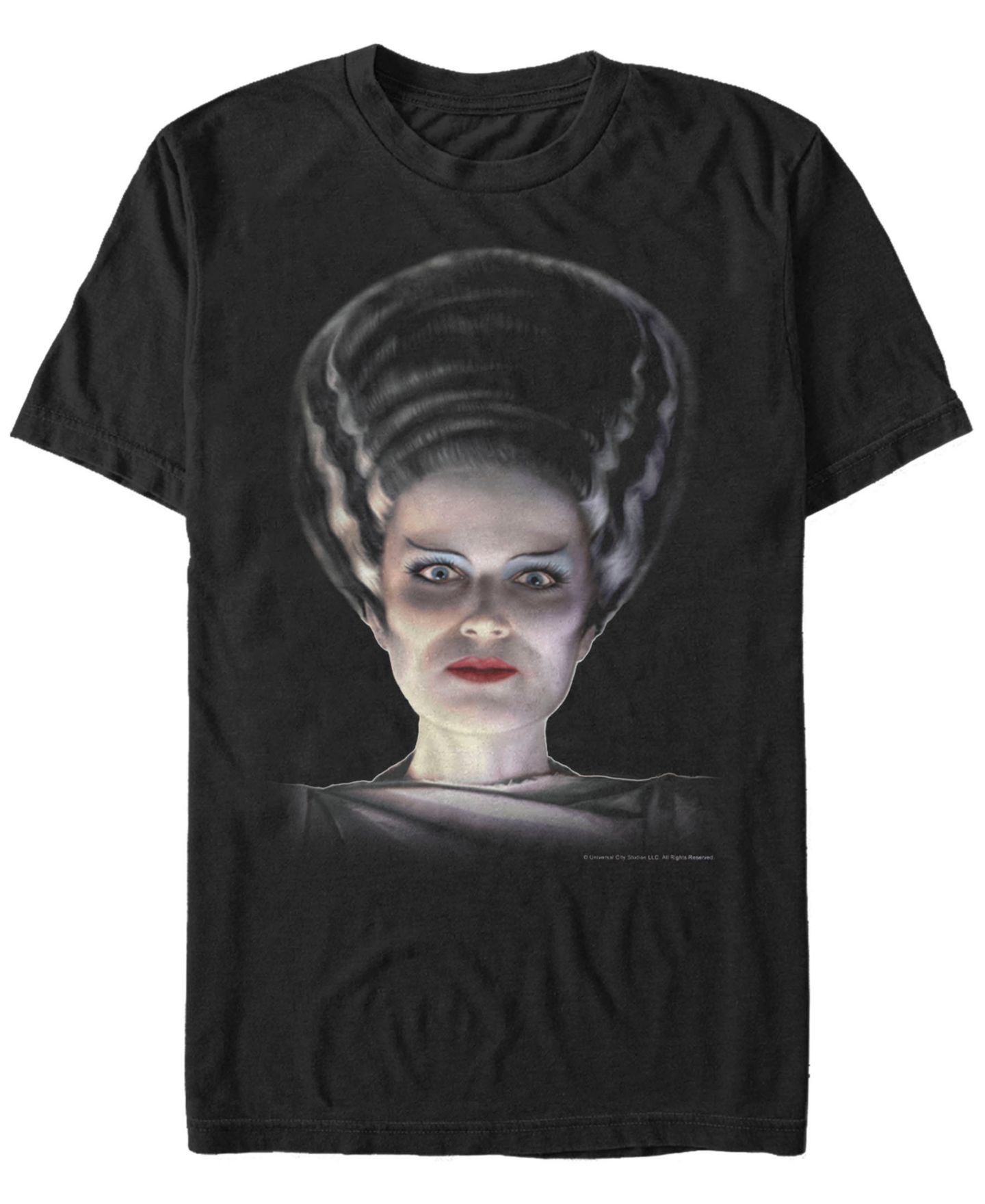 Мужская футболка Fifth Sun Universal Monsters Big Bride Short Sleeve, цвет: Чёрный — фото 1