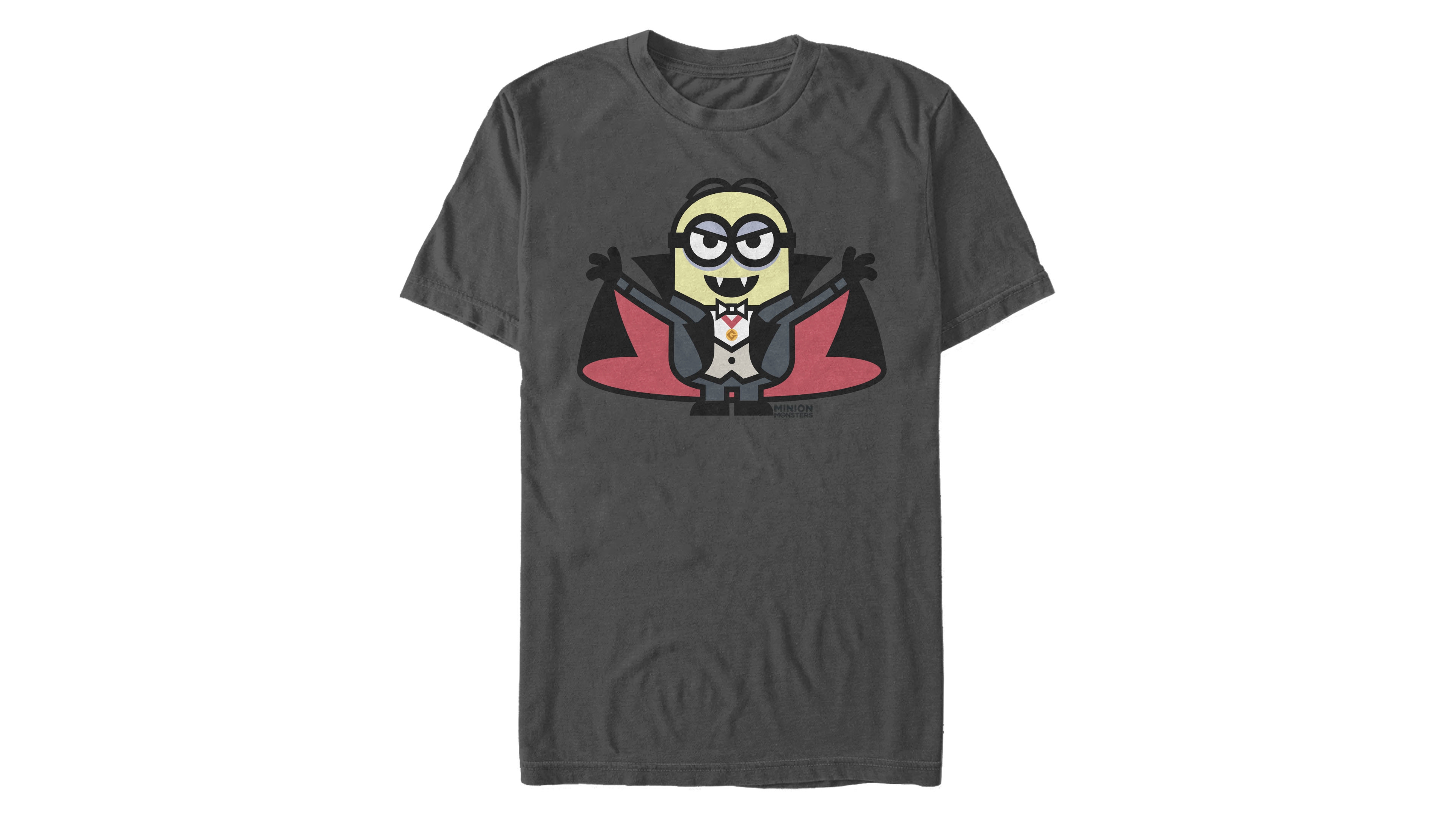Despicable Me Men's Minions Dracula Halloween Monster Short Sleeve T-Shirt