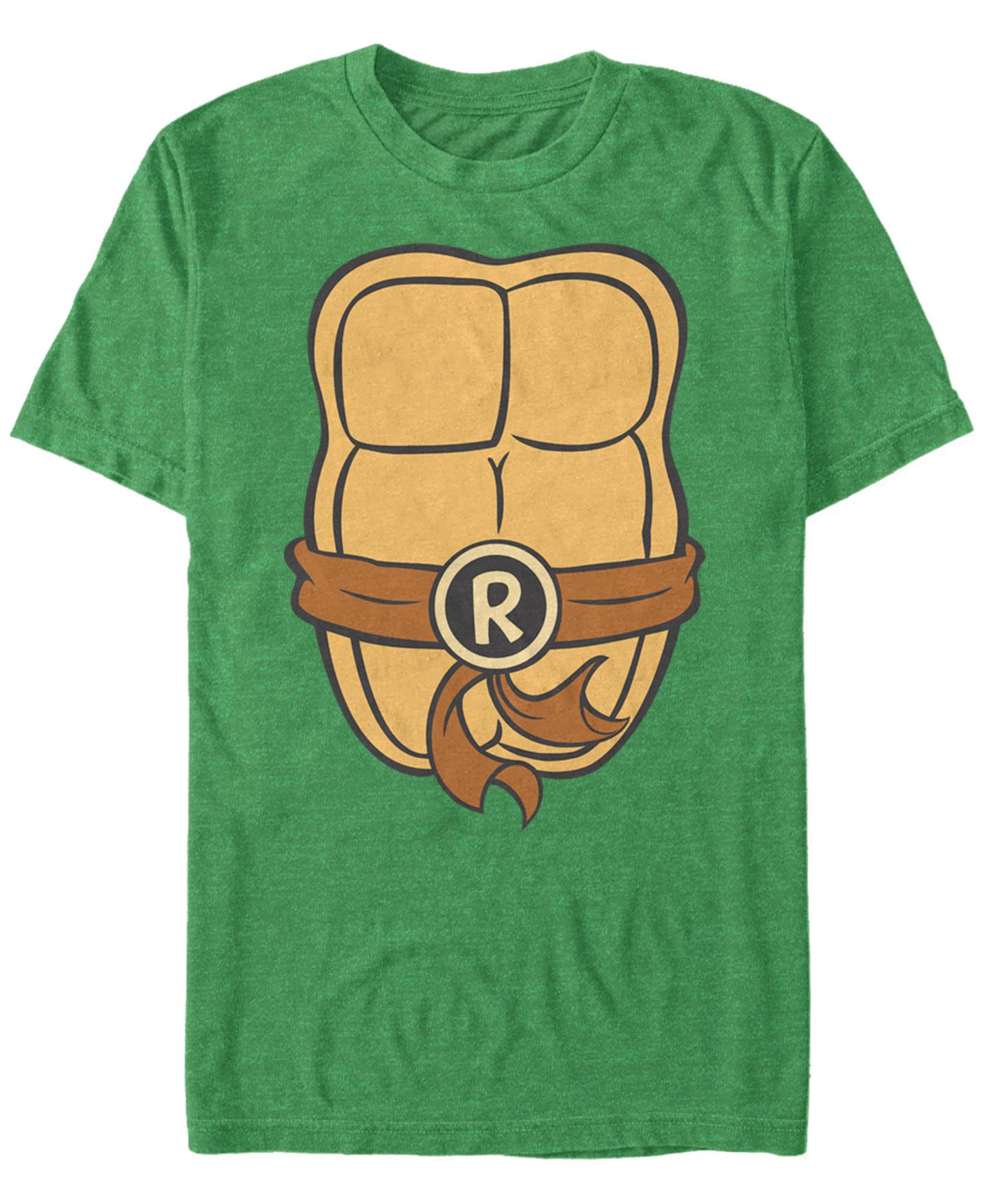 Мужская футболка Fifth Sun Nickelodeon Teenage Mutant Ninja Turtles Raphael Chest Costume Short Sleeve, цвет: Kelly Heat — фото 1