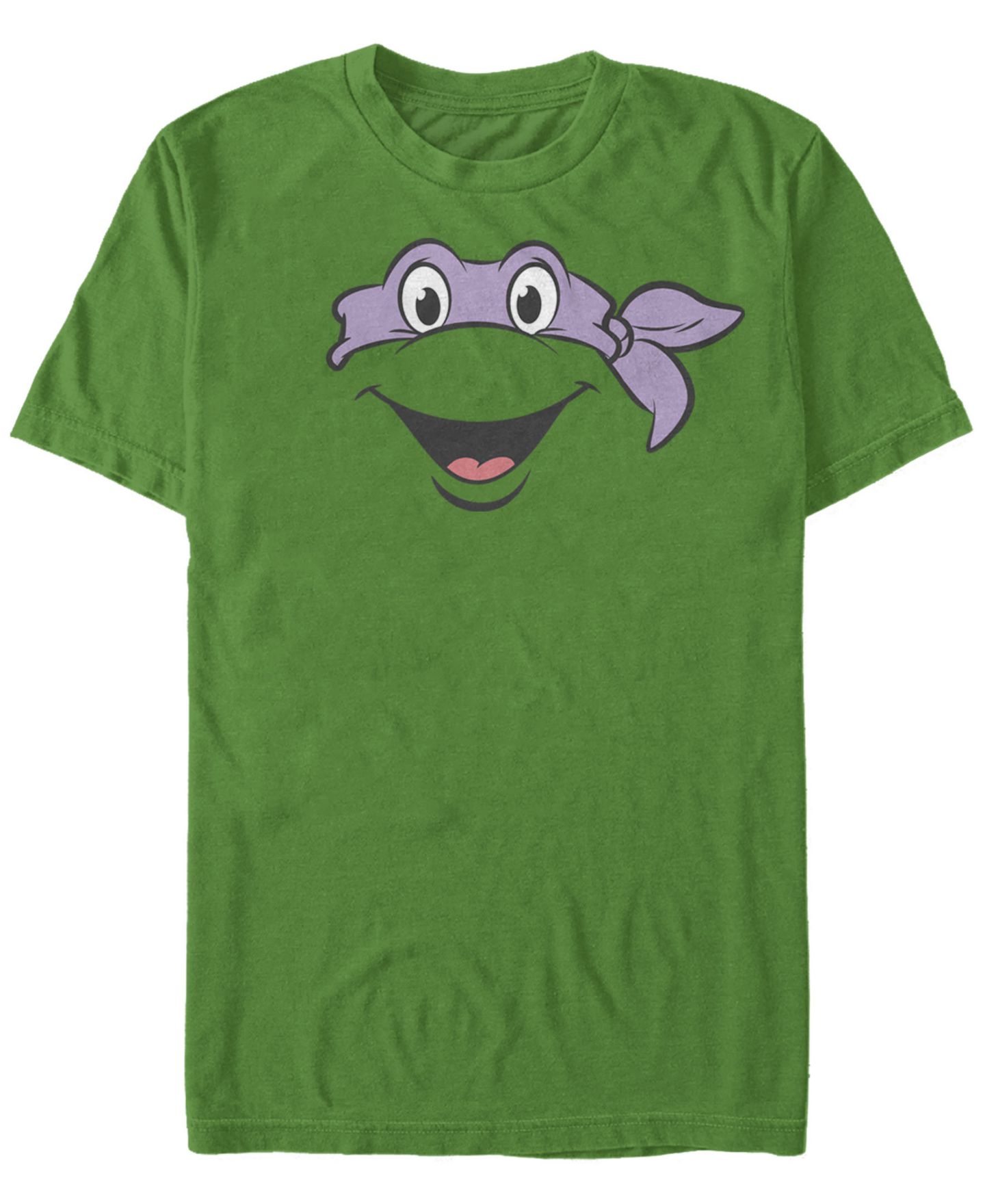 Мужская футболка Fifth Sun Nickelodeon Teenage Mutant Ninja Turtles Donatello Big Face Short Sleeve, цвет: Kelly — фото 1