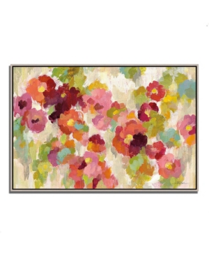Tangletown Fine Art Coral and Emerald Garden I by Silvia Vassileva Fine Art Giclee Print on Gallery Wrap Canvas 32