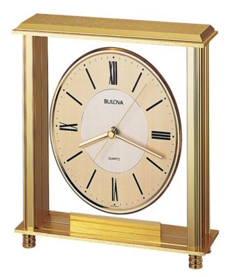 Bulova B1700 Grand Prix Clock - Macy's