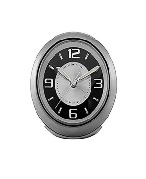 Bulova B5027 Lite Night Clock In Gray