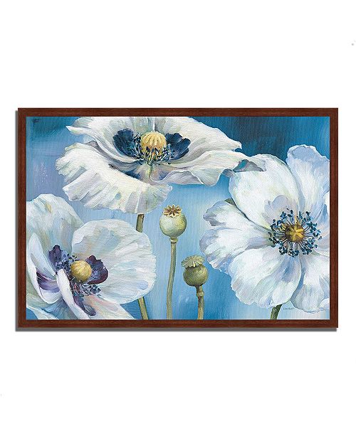 Tangletown Fine Art Blue Dance I By Lisa Audit Framed Painting
