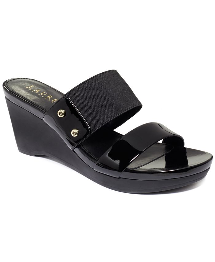 Lauren Ralph Lauren Rhianna Platform Wedge Sandals & Reviews - Sandals ...