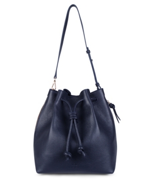 ESIN AKAN NOTTING HILL LEATHER CONVERTIBLE BUCKET BAG 