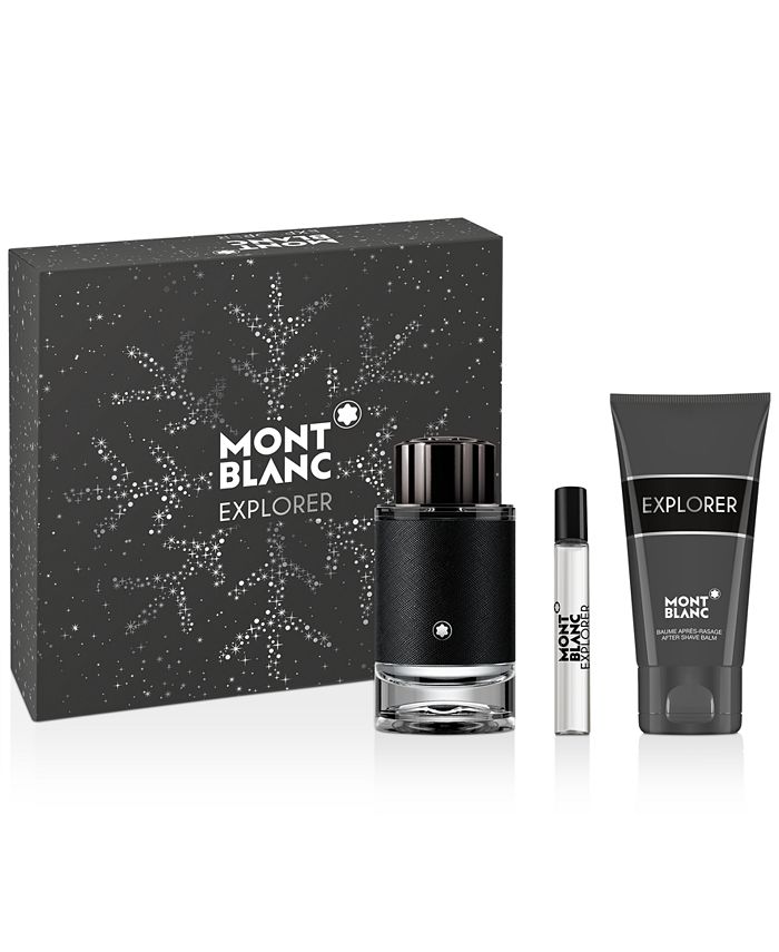 Montblanc - Men's 3-Pc. Explorer Eau de Parfum Gift Set