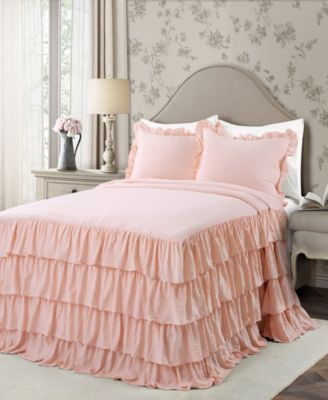 Twin Xl Bedspread Set, Pink Twin Xl Bed Skirt