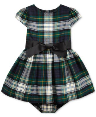 baby tartan dress