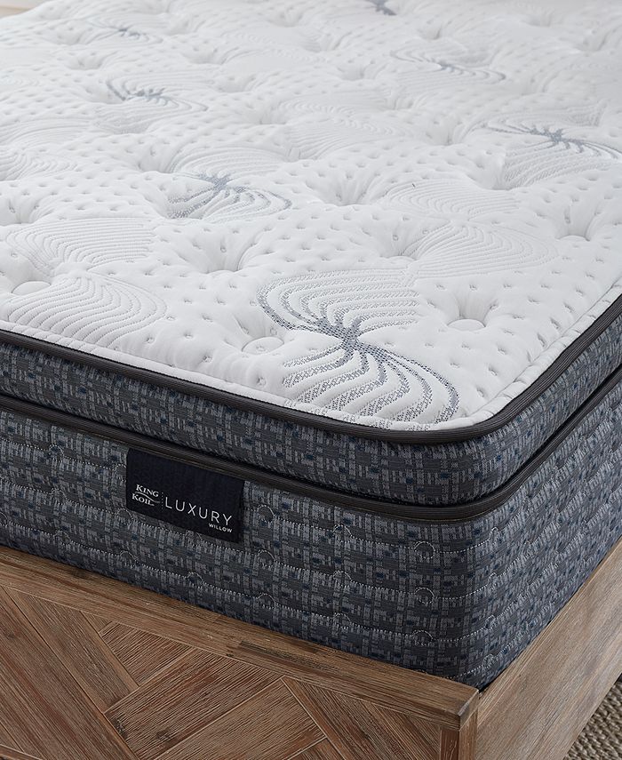 King Koil Luxury Willow 13.5" Plush Euro Top Mattress Queen Macy's