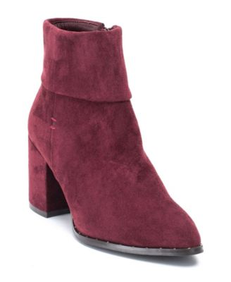 madden girl aaden block heel booties