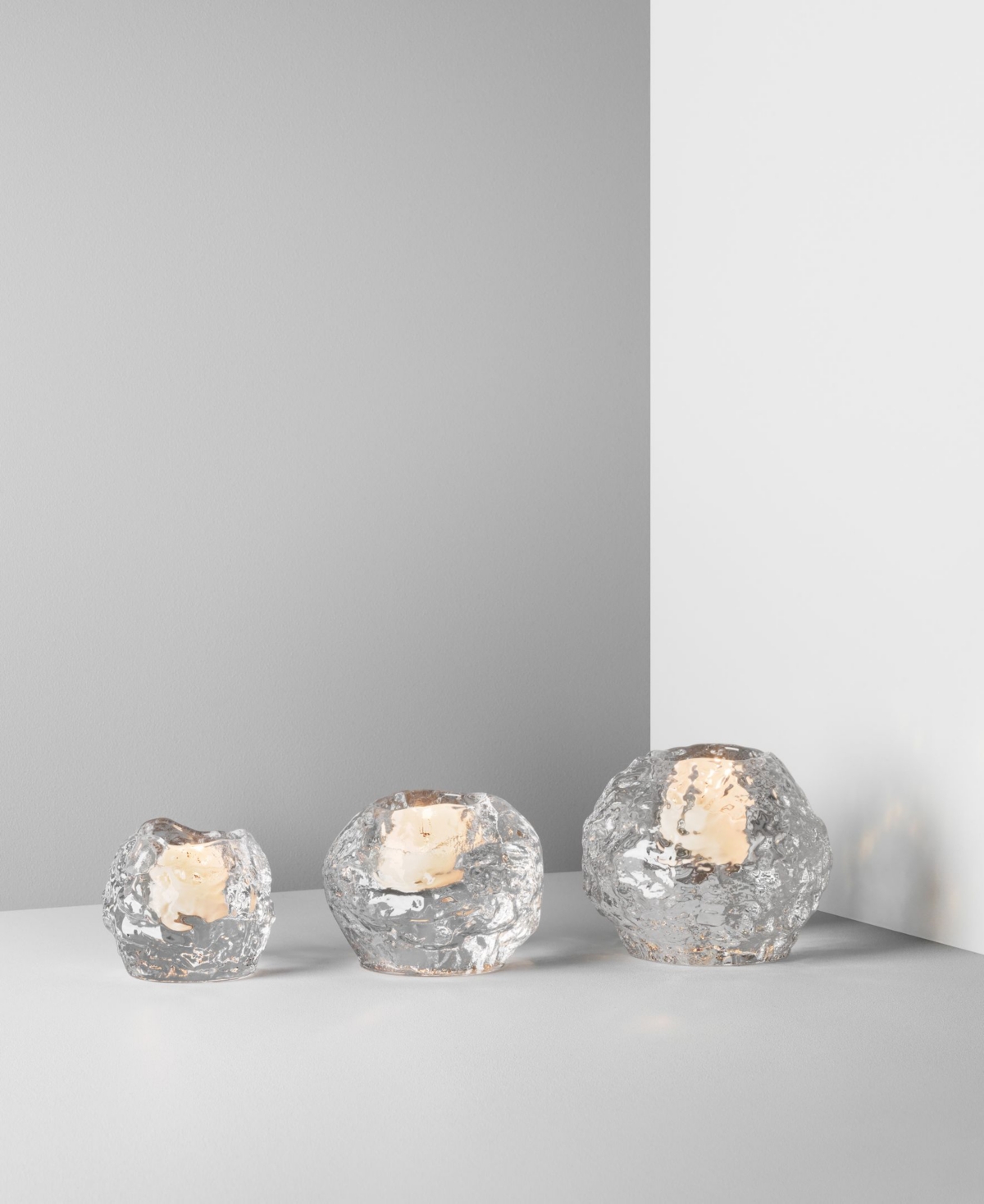Kosta Boda Snowball Votive In No Color