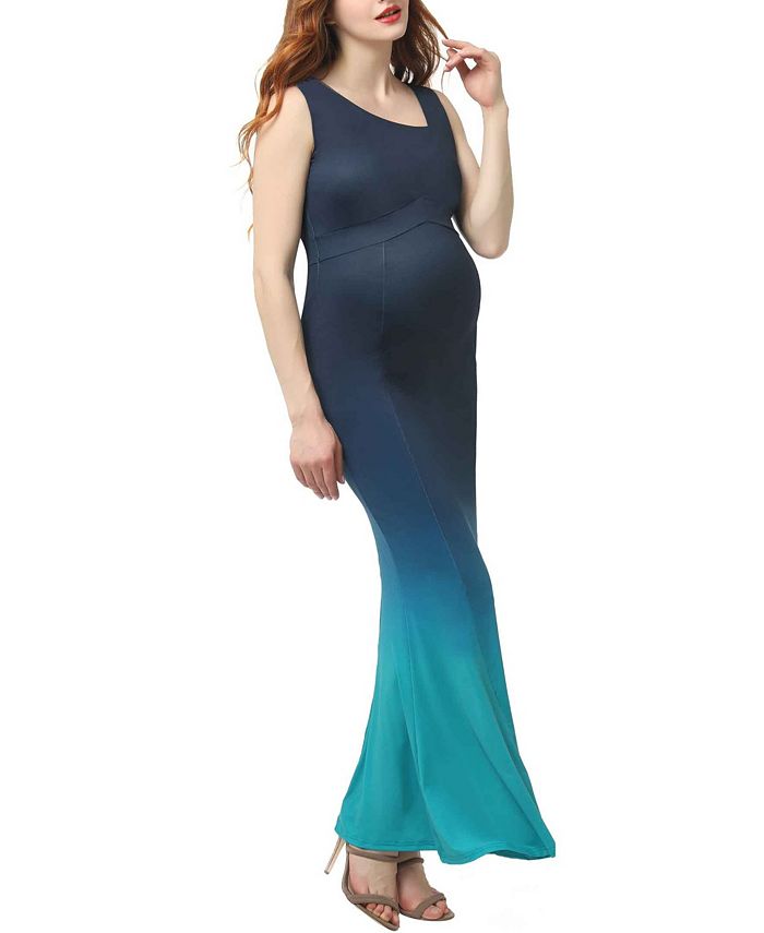 kimi + kai Kyla Maternity Ombre Mermaid Maxi Dress - Macy's