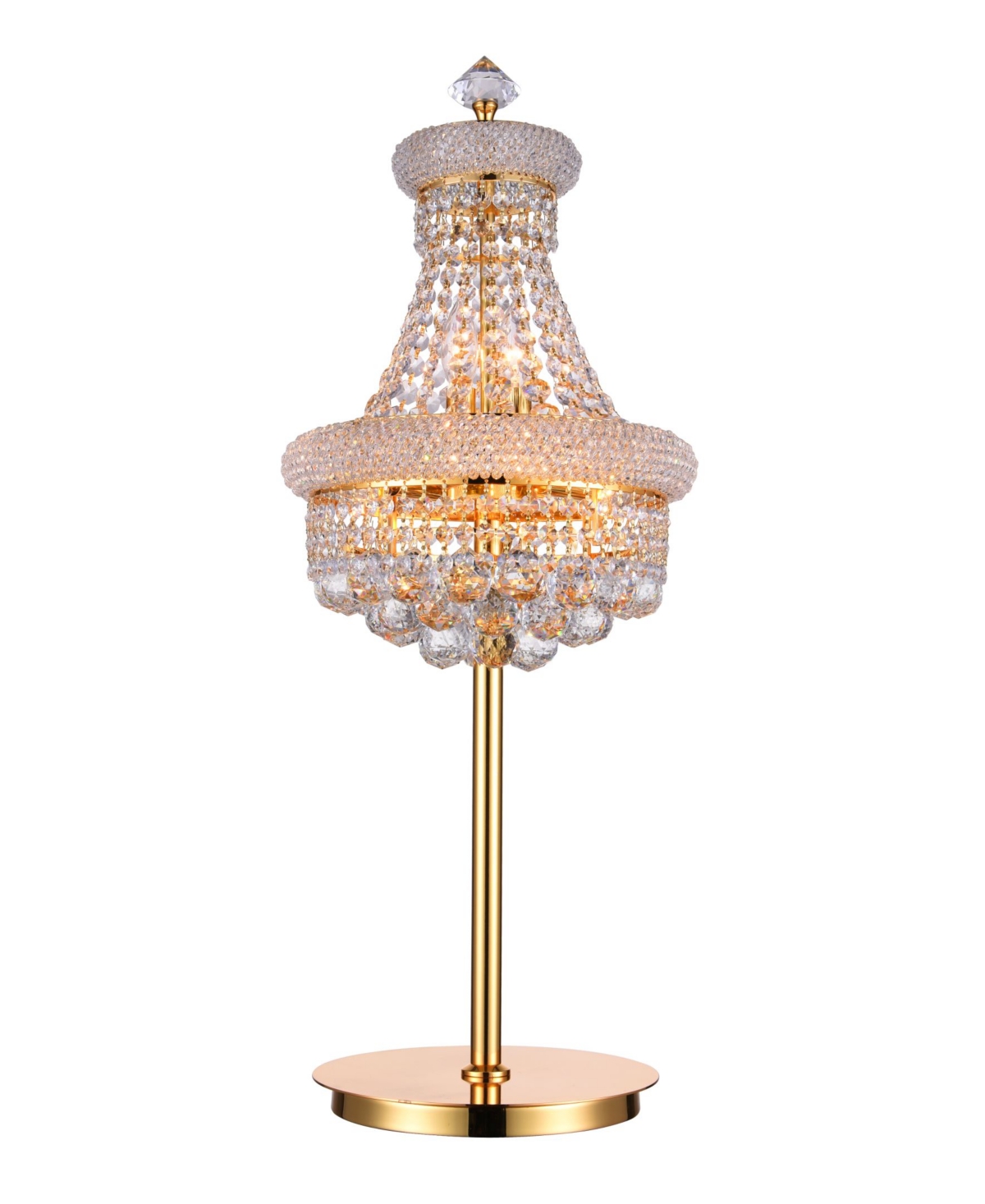 Cwi Lighting Empire 6 Light Table Lamp In Gold