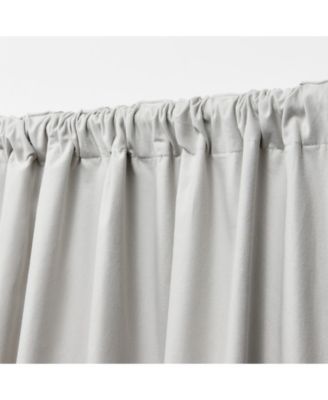 Waller Silver Total Blackout, Back Tab and Rod Pocket Singel Curtain Panel