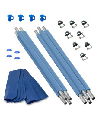 Upperbounce Trampoline Replacement Enclosure Poles Hardware, Set of 4