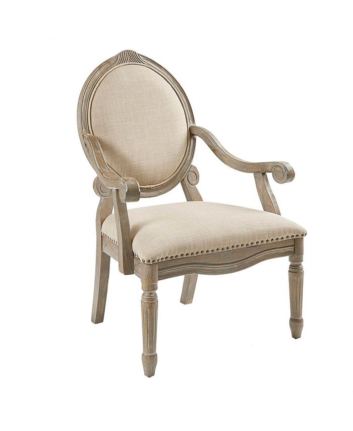 Oval accent outlet chair