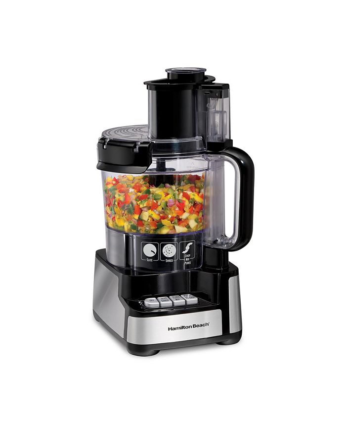 Hamilton Beach 12 Cup Stack & Snap Food Processor Macy's