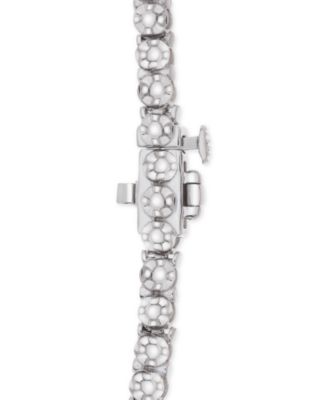 Diamond Graduated (1/2 c.t. t.w.) 17" Statement Necklace in Sterling Silver, Created for Macy's