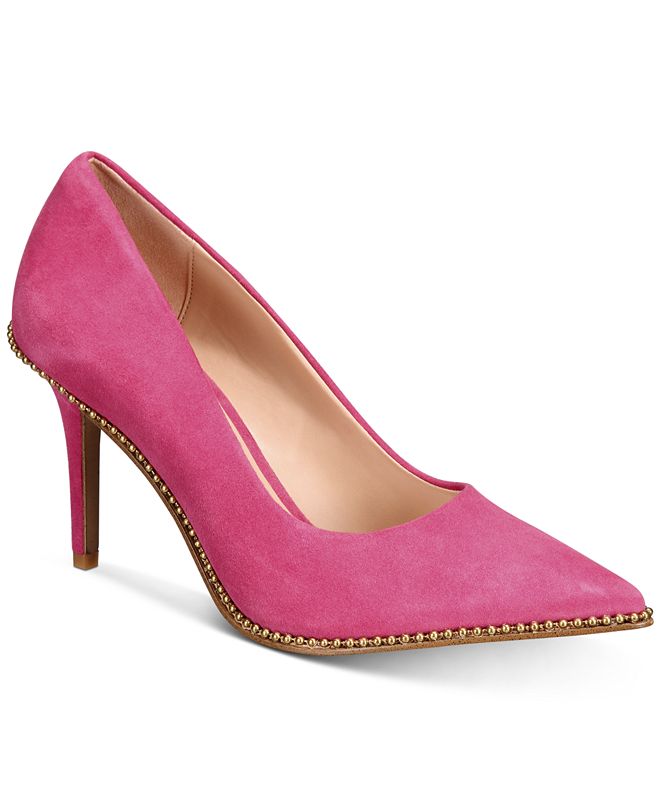 coach waverly pump pink