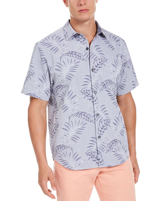 Tommy Bahama Men's Tropical Print Jacquard Shirt - Macy's