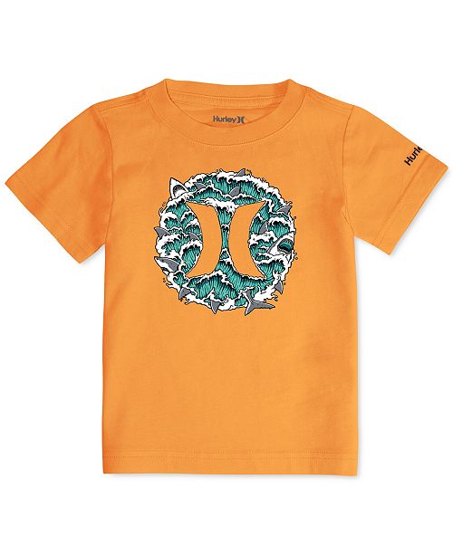 Hurley Little Boys Logo Print Cotton T Shirt Reviews Shirts