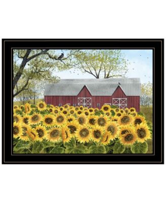 Sunshine by Billy Jacobs, Ready to hang Framed Print, Black Frame, 27" x 21"