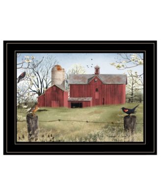Harbingers of Spring by Billy Jacobs, Ready to hang Framed Print, Black Frame, 27" x 21"