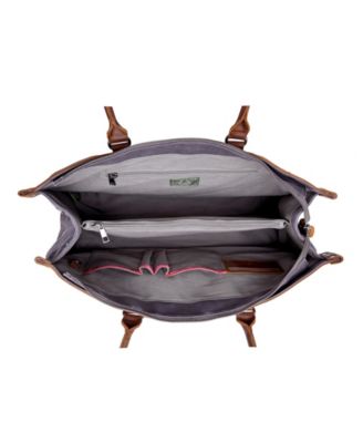 Stone Creek Waxed Canvas Tote Bag