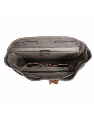 Stone Creek Waxed Canvas Backpack Handbag