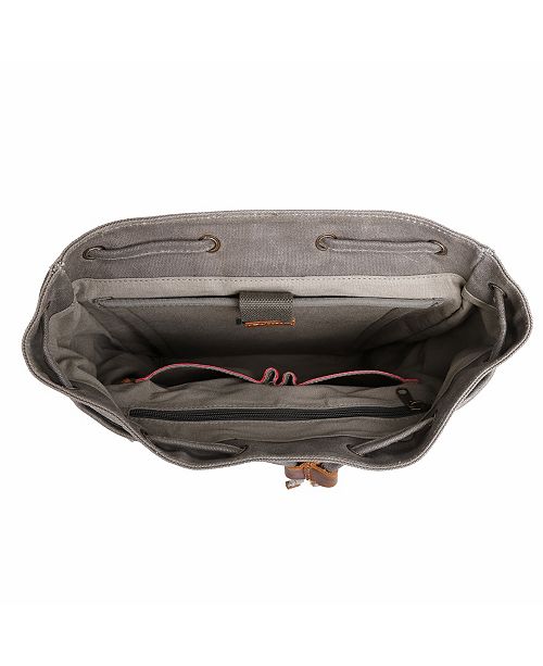 TSD BRAND Stone Creek Waxed Canvas Backpack & Reviews ...