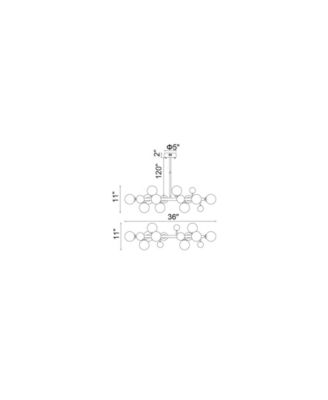 Element 10 Light Chandelier