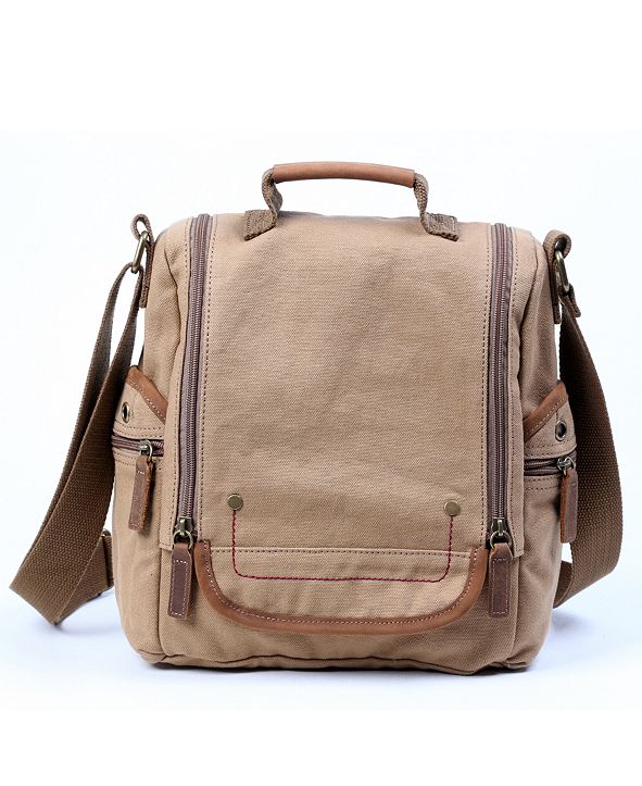 TSD BRAND Atona Traveler Canvas Crossbody Bag & Reviews - Handbags ...