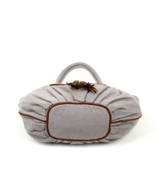 Bold Lotus Canvas Hobo Bag