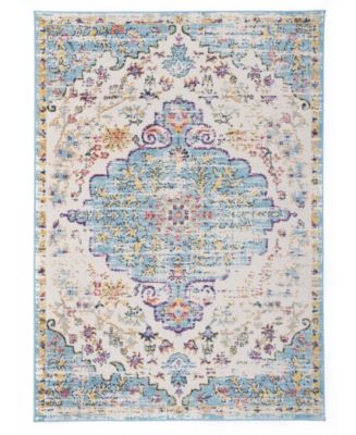 Main Street Rugs Home Lyon Lyn837 Blue Area Rug Collection - Macy's