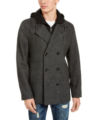 herringbone mens peacoat