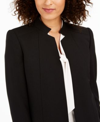 anne klein open front blazer