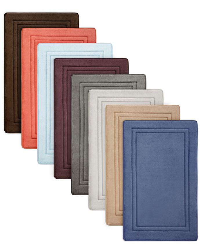 Microdry SpeedDry® 2Pc. Memory Foam Bath Mat Set Macy's