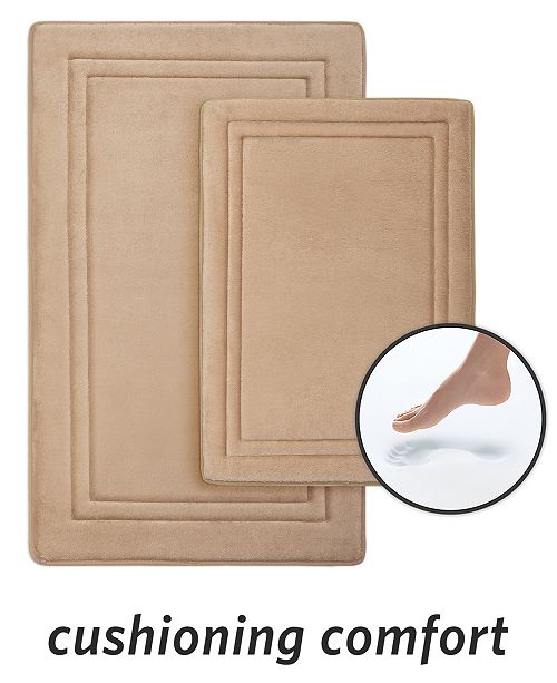 Microdry SpeedDry® 2Pc. Memory Foam Bath Mat Set & Reviews Bath Rugs