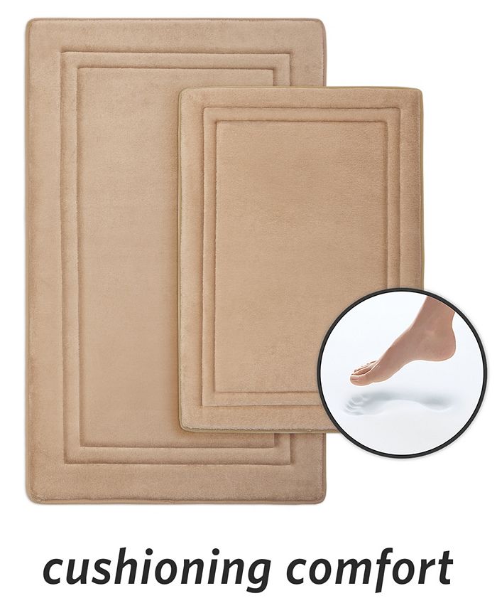 Microdry SpeedDry® 2Pc. Memory Foam Bath Mat Set & Reviews Bath Rugs & Bath Mats Bed & Bath