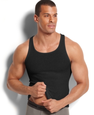 Hanes Men's Platinum FreshIQ Underwear Tank 4 Pack