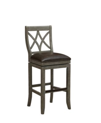 American Heritage Billiards - Hadley Bar Height Stool, Quick Ship