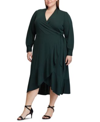 macy's plus size ralph lauren dresses