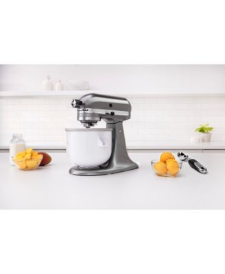 KitchenAid Ice Cream Maker Stand Mixer Attachment KICA0WH