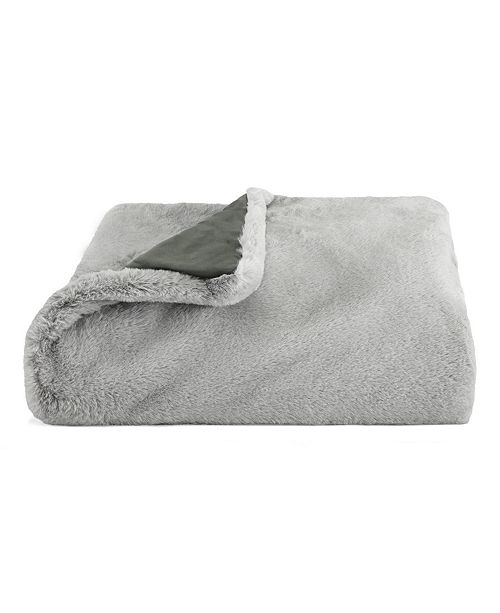 Vera Wang Lapin Faux Fur Throw & Reviews Blankets & Throws Bed