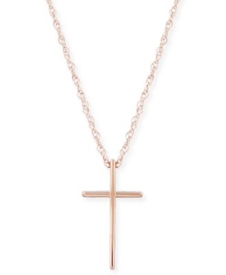 solid cross necklace